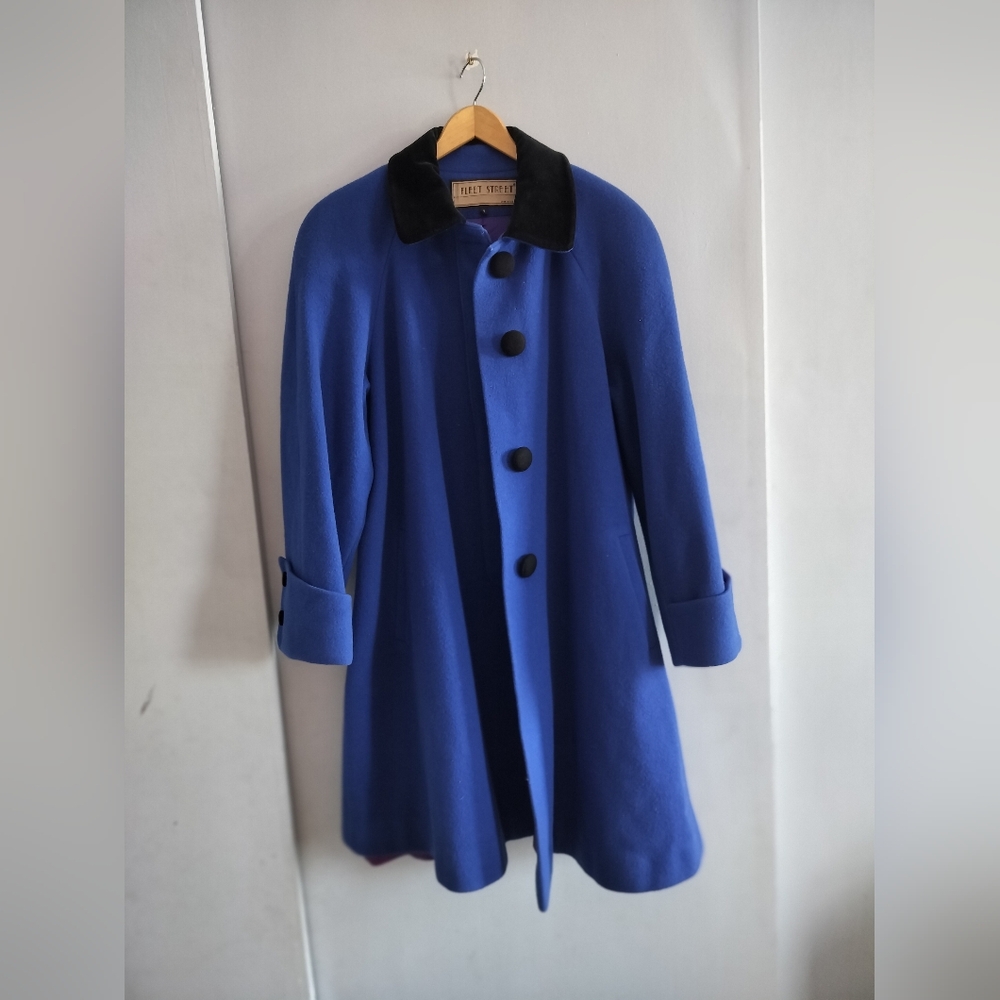 Vintage 100% Wool Pea/Swing Coat